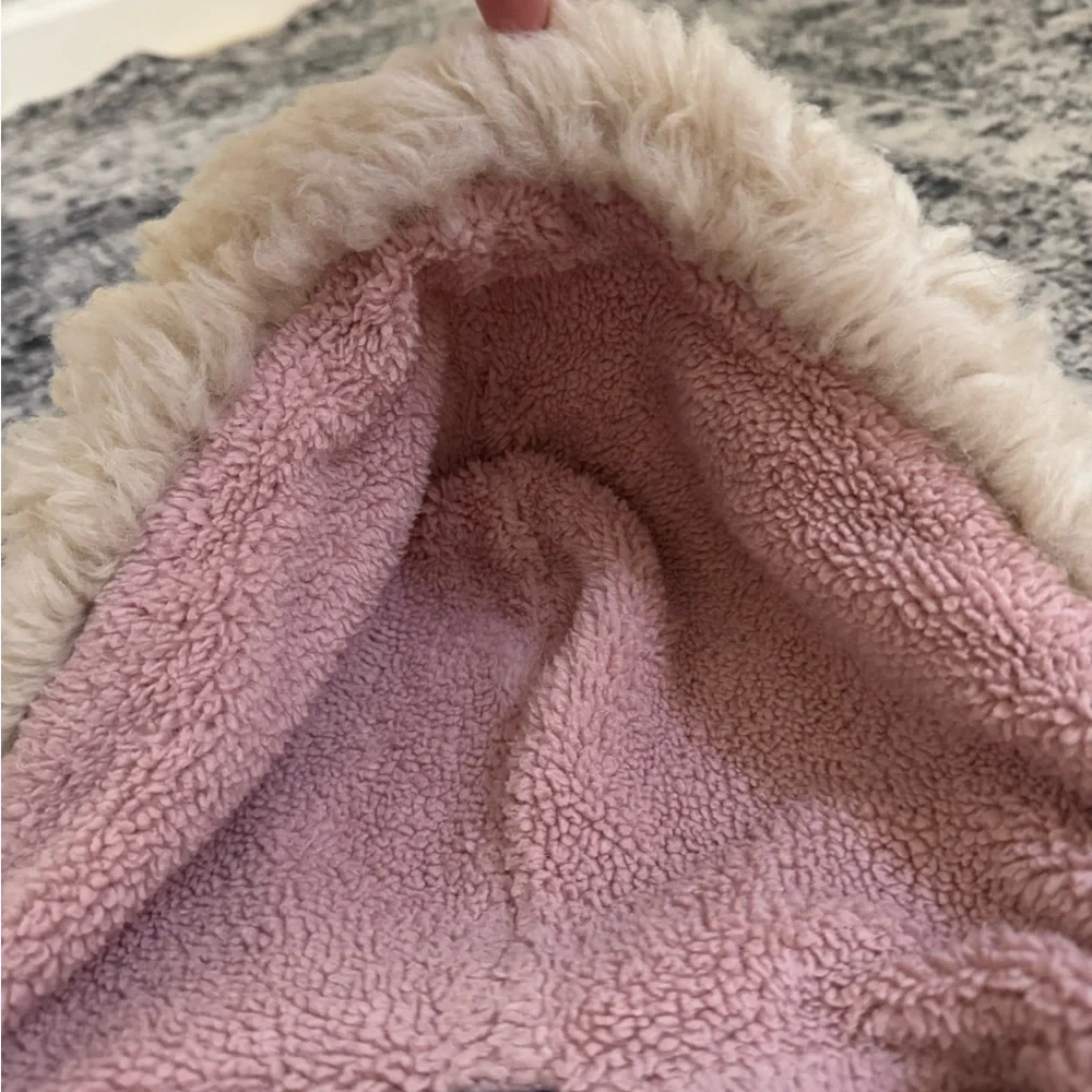 GAP Baby Zip Up Hoodie with Faux Fur‎ Trim